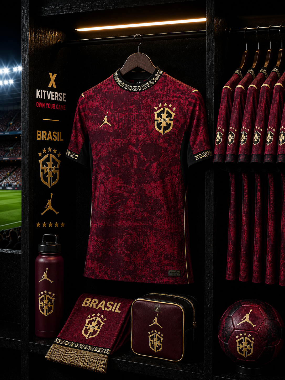 Brazil 2026 Crimson Legacy Edition Jersey