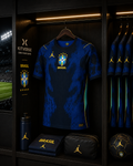 Brazil 2026 Away Football Jersey Midnight Blue