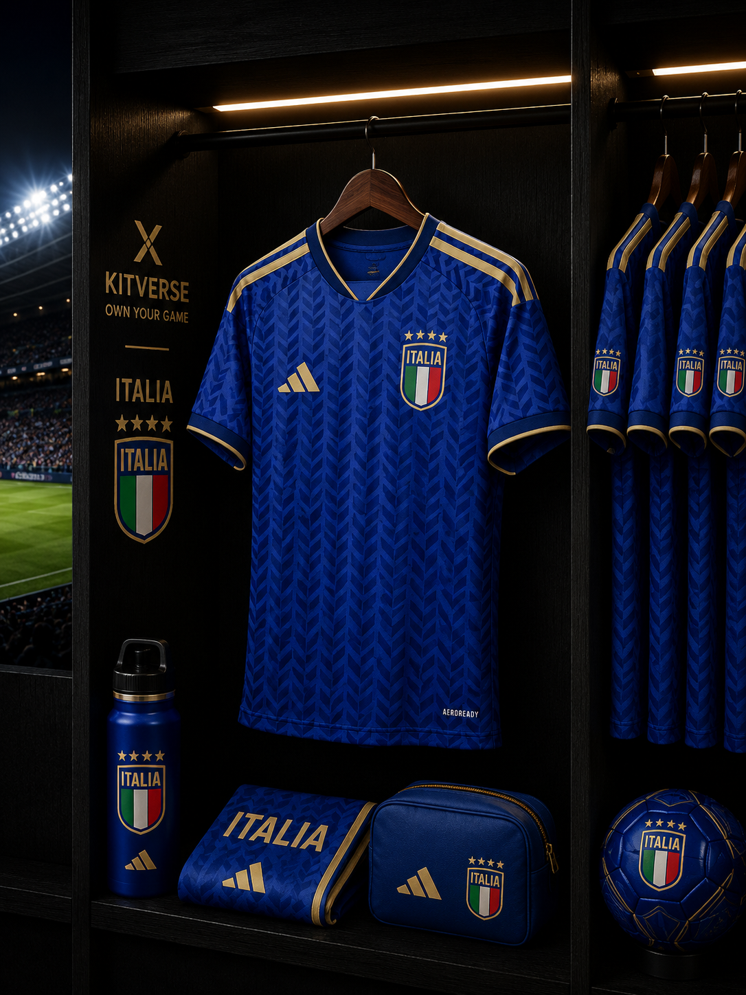 Italy 2026 Home Football Jersey – Azzurri