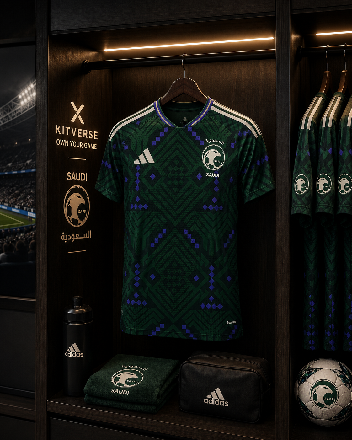 Saudi Arabia 2026 Home Football Jersey – Green Falcon