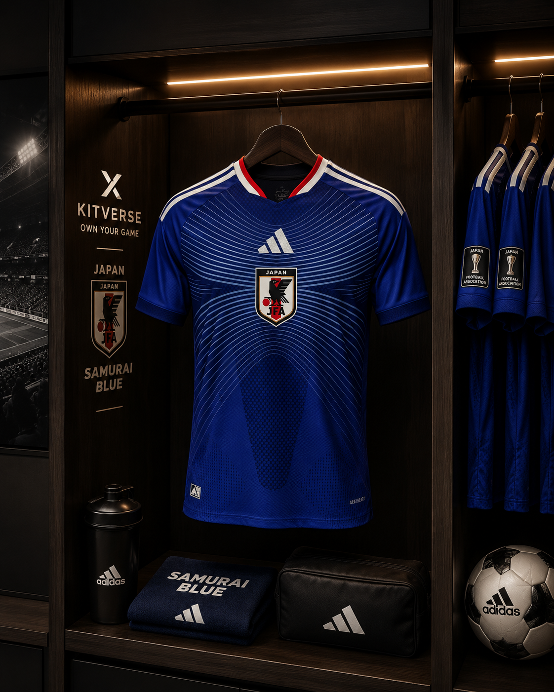 Japan 2026 Home Football Jersey Samurai Blue