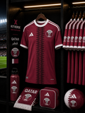 Qatar 2026 Home Football Jersey – Maroon Falcons