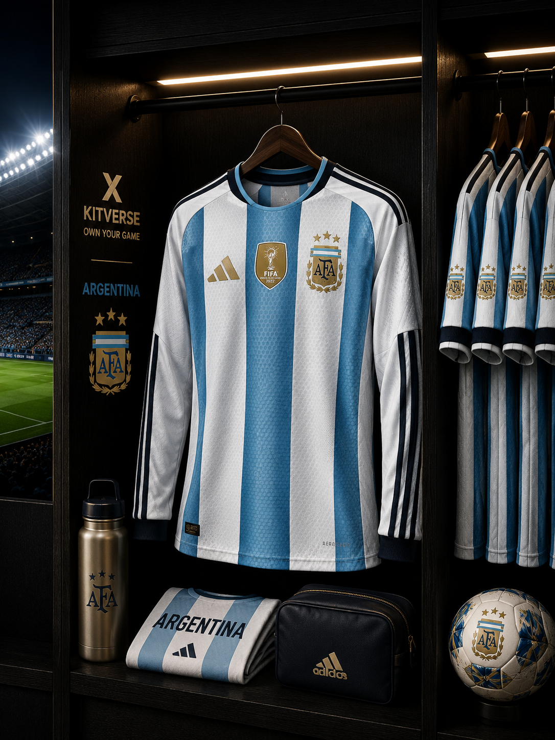 Argentina 2026 Home Long Sleeve Jerse