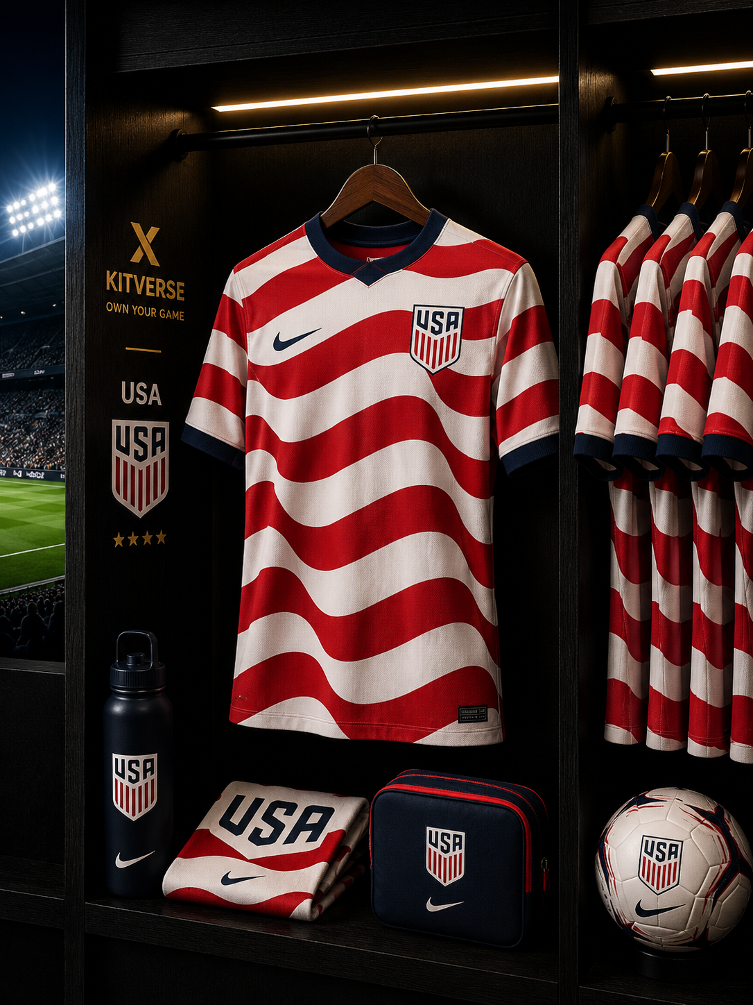 USA 2026 Home Football Jersey – Stars & Stripes